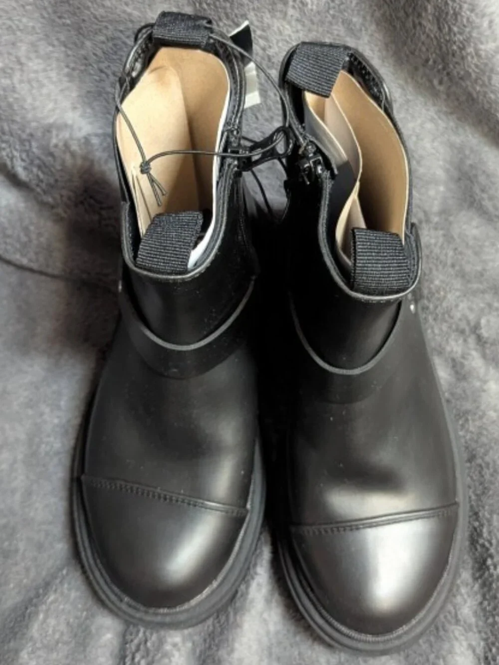 NWT Art Class Kids' Crosby Harness Moto Boots Black Size 13